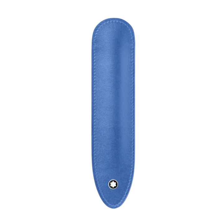 Montblanc Leather - Meisterstück Pen Sleeve Dusty Blue - Michael Jones Jeweller