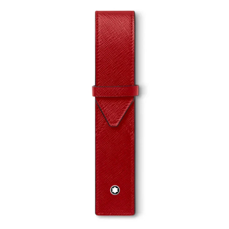 Montblanc Leather - Sartorial 1-Pen Pouch Red - Michael Jones Jeweller
