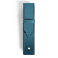 Montblanc Leather - Meisterstück Smoky Blue 1 Pen Pouch - Michael Jones Jeweller