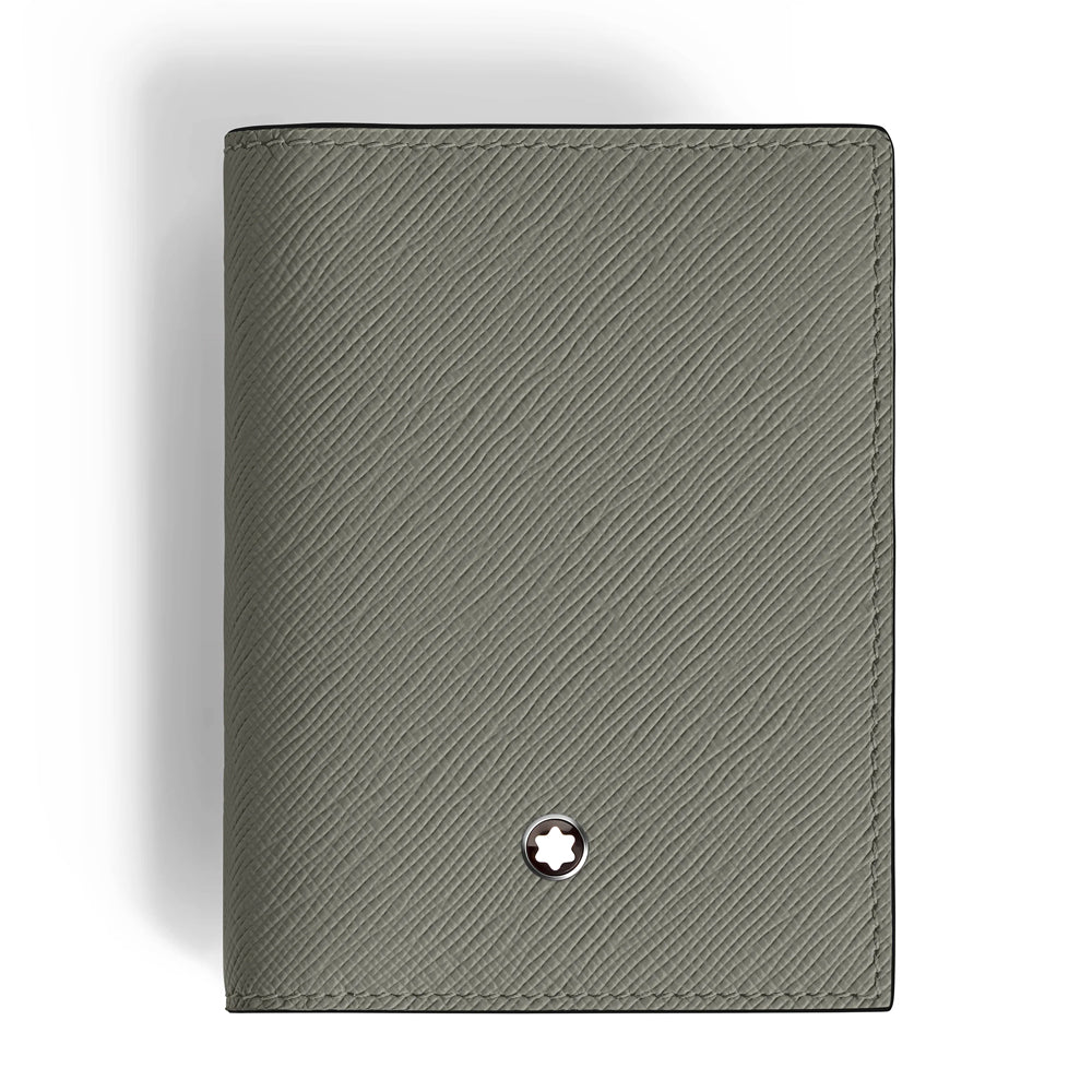 Montblanc Leather - Sartorial Card Holder 4CC Medium Grey - Michael Jones Jeweller