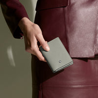 Montblanc Leather - Sartorial Card Holder 4CC Medium Grey - Michael Jones Jeweller