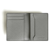 Montblanc Leather - Sartorial Card Holder 4CC Medium Grey - Michael Jones Jeweller