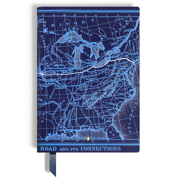 Montblanc Meisterstück Around the World in 80 Days Medium Notebook Blue Lined - Michael Jones Jeweller
