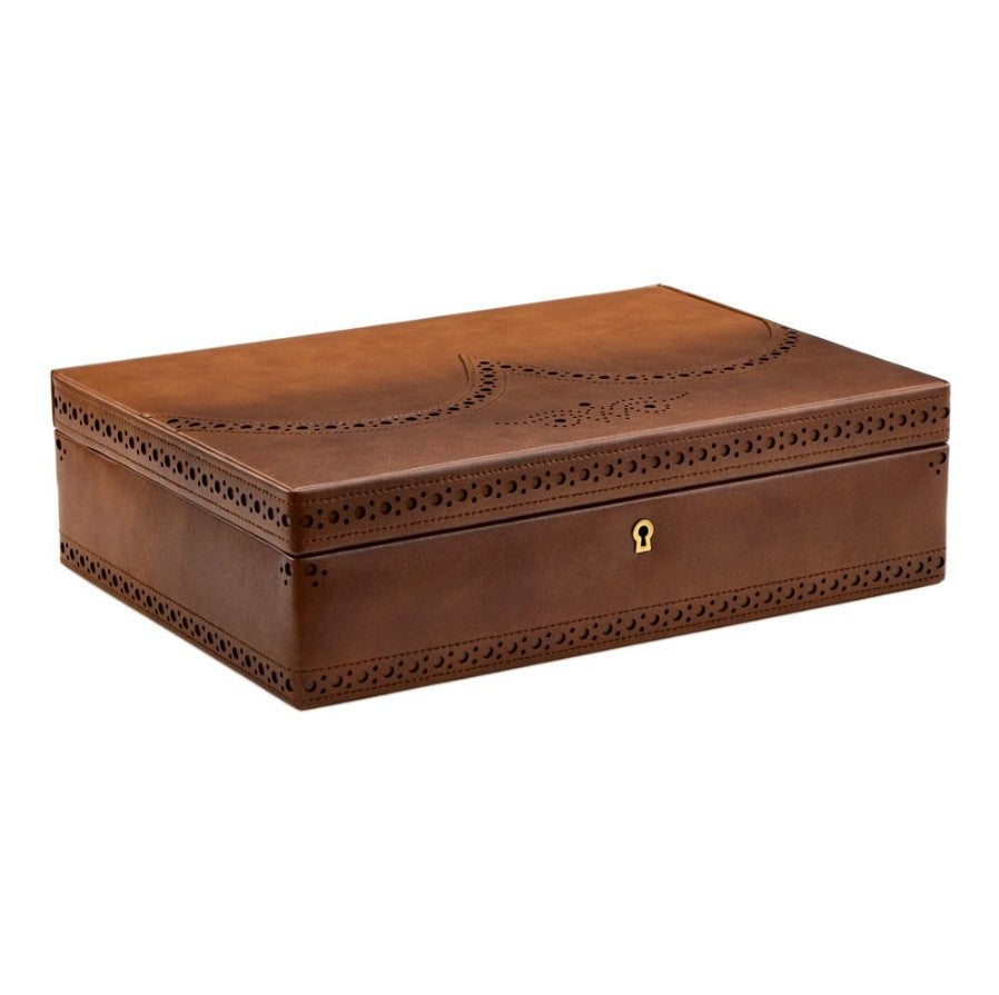 WOLF Brogue 10 Piece Watch Box - Michael Jones Jeweller