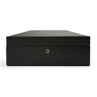 Wolf British Racing 8 Piece Watch Box Black