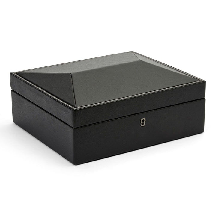 WOLF British Racing 8 Piece Watch Box Black
