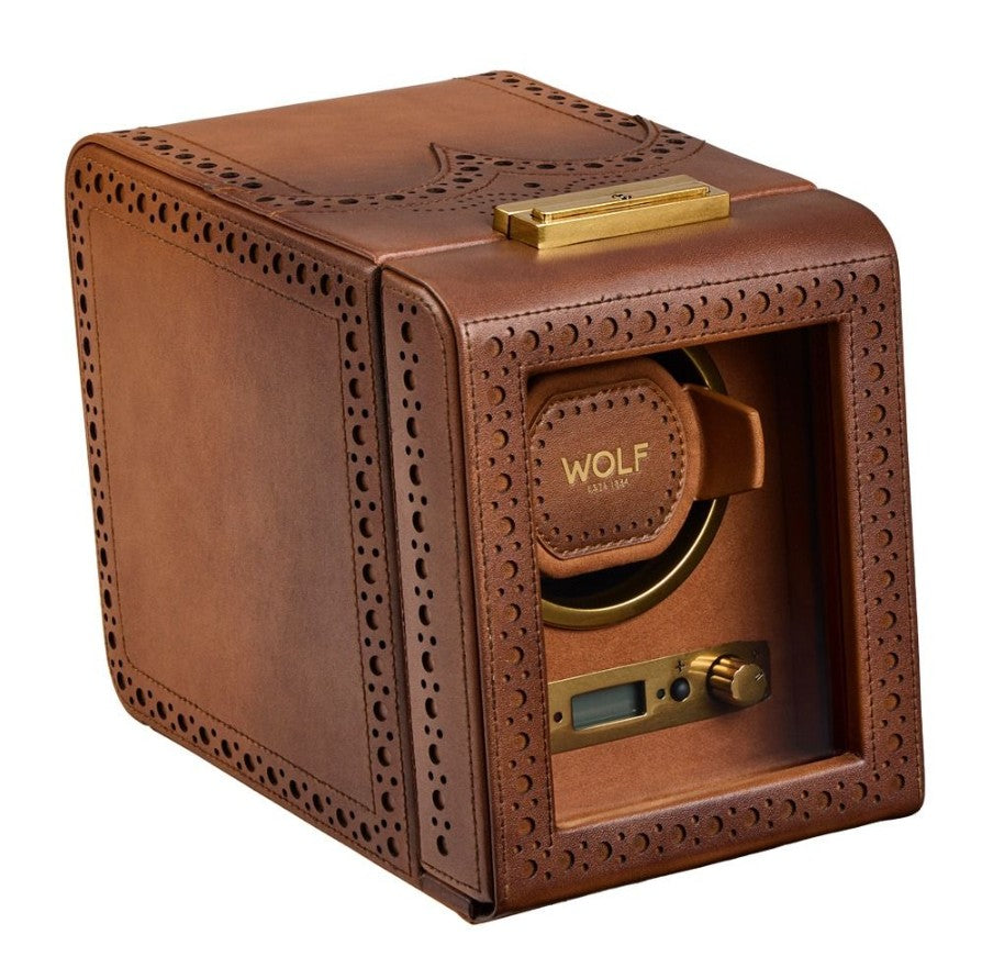 WOLF Brogue Single Watch Winder - Michael Jones Jeweller