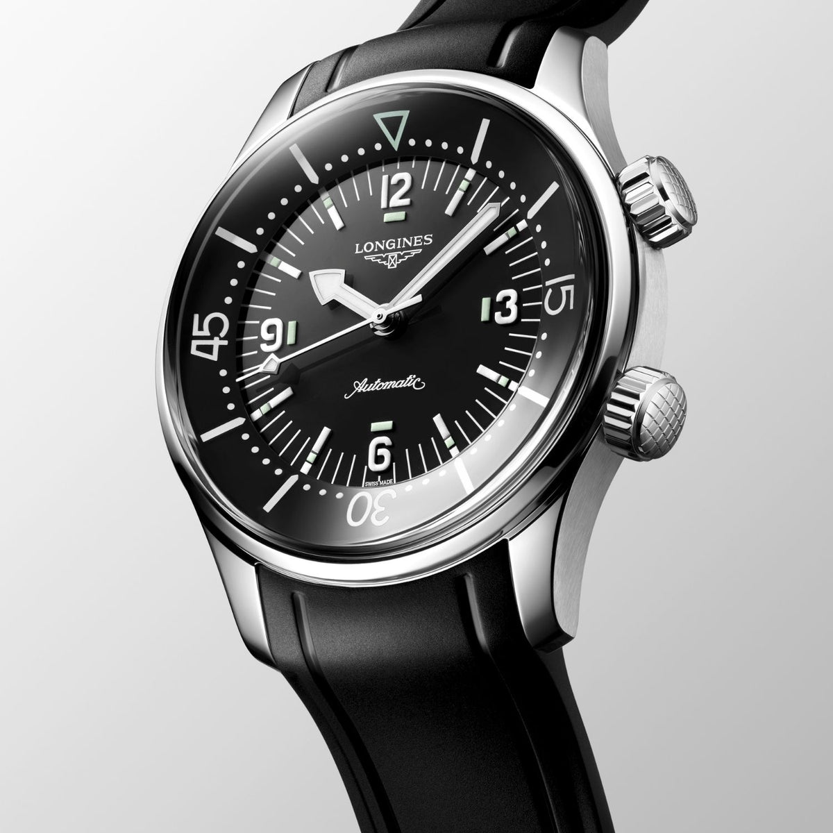LONGINES LEGEND DIVER 39mm Automatic Watch L37644509 - Michael Jones Jeweller