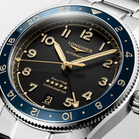 LONGINES SPIRIT ZULU TIME 39mm Automatic Watch L38024606 - Michael Jones Jeweller
