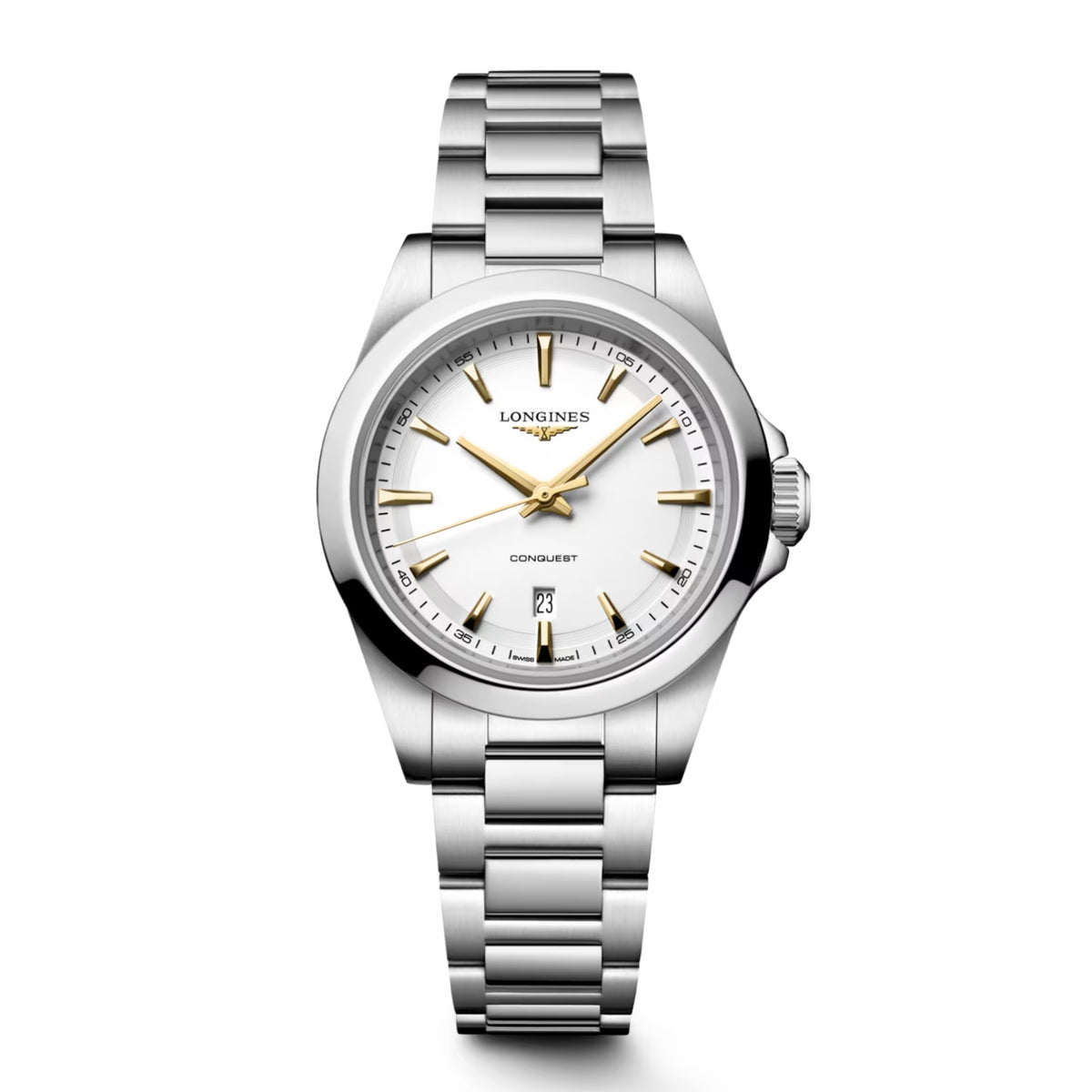 Longines Conquest 30mm Quartz Watch L33504126 - Michael Jones Jeweller