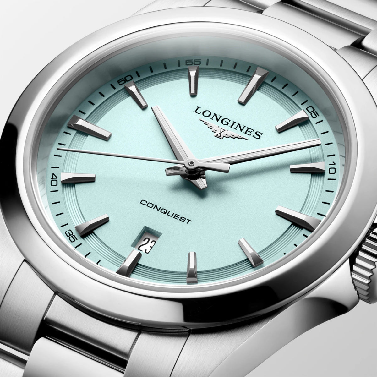 Longines Conquest 30mm Quartz Watch L33504926 - Michael Jones Jeweller