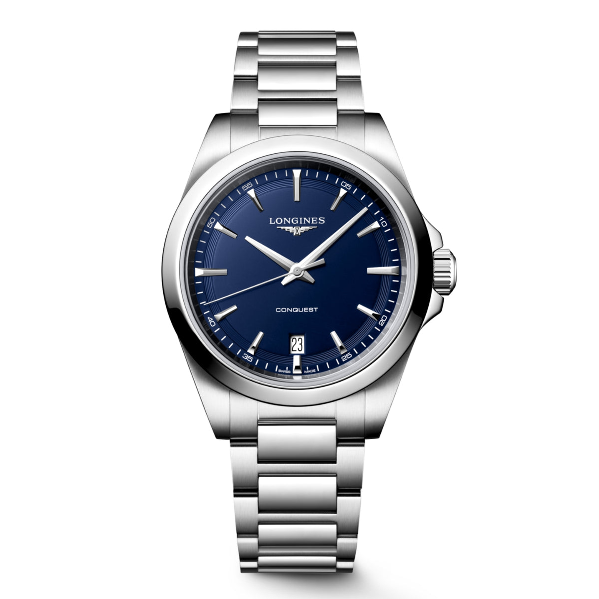Longines Conquest 38mm Quartz Watch L37504926 - Michael Jones Jeweller