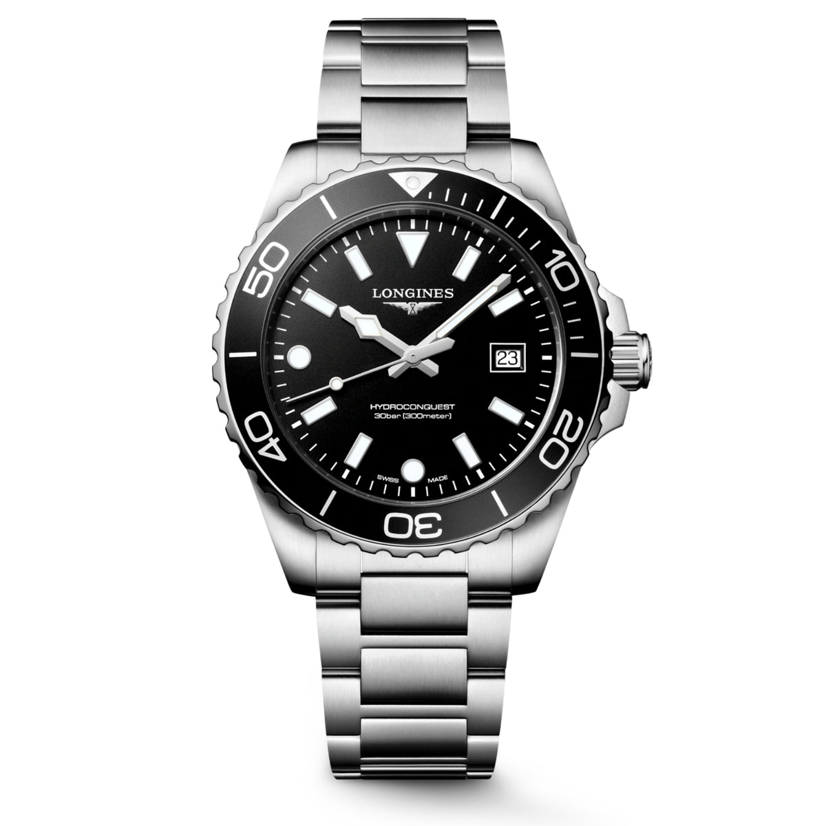 Longines Hydroconquest 42mm Quartz Watch L37694566 - Michael Jones Jeweller