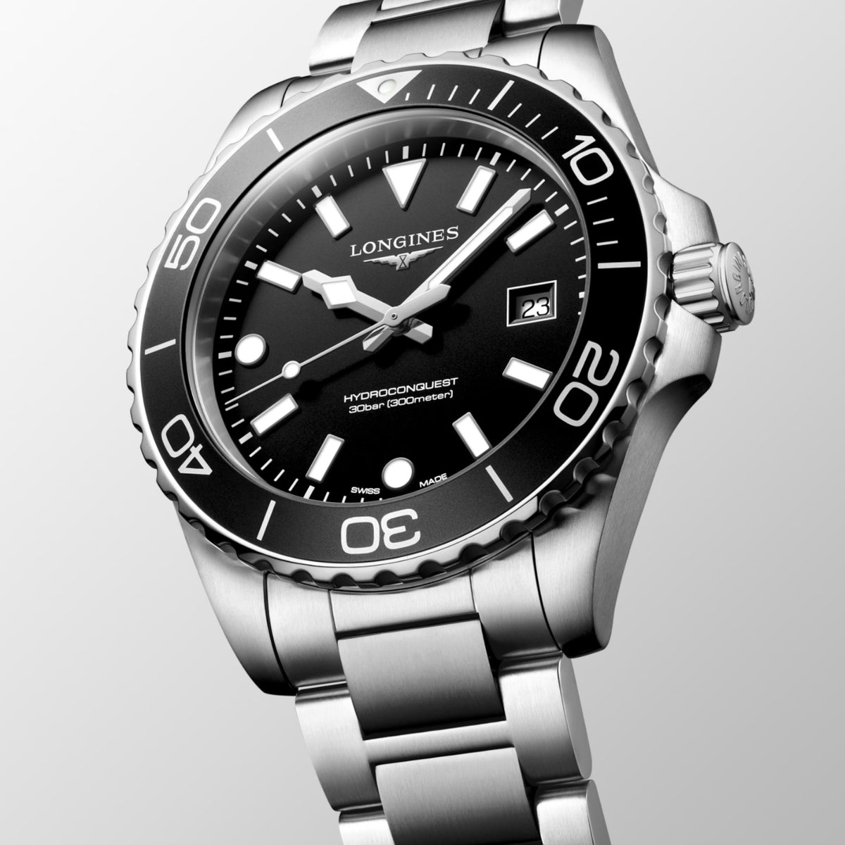 Longines Hydroconquest 42mm Quartz Watch L37694566 - Michael Jones Jeweller