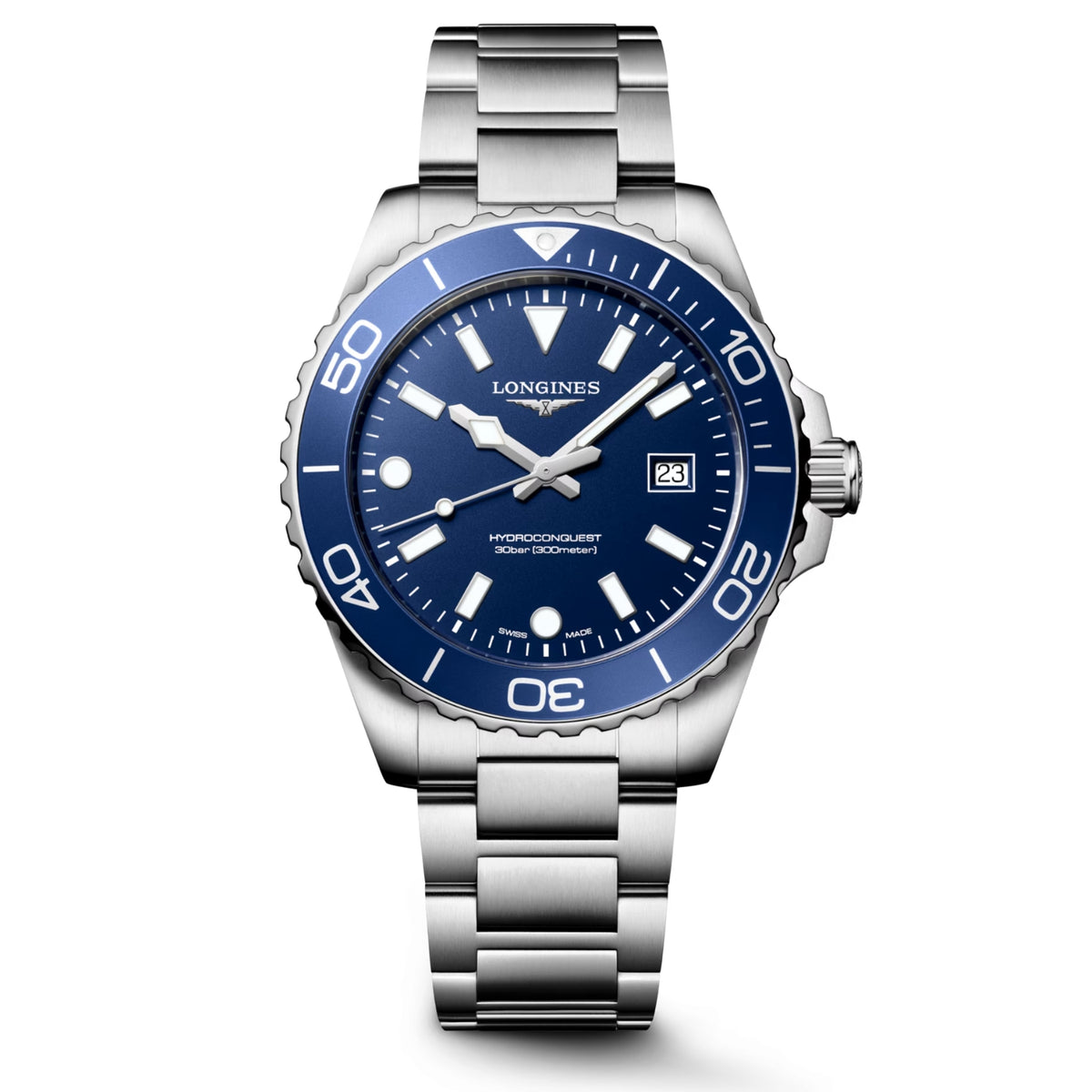 Longines Hydroconquest 42mm Quartz Watch L37694966 - Michael Jones Jeweller
