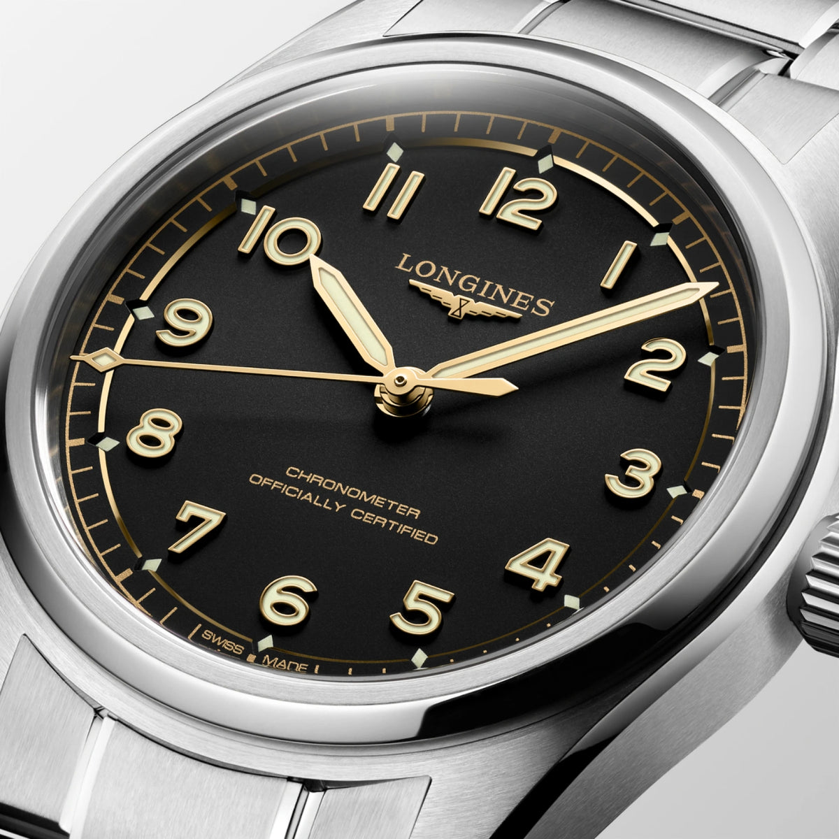 Longines SPIRIT PILOT 39mm Automatic Watch L38094536 - Michael Jones Jeweller