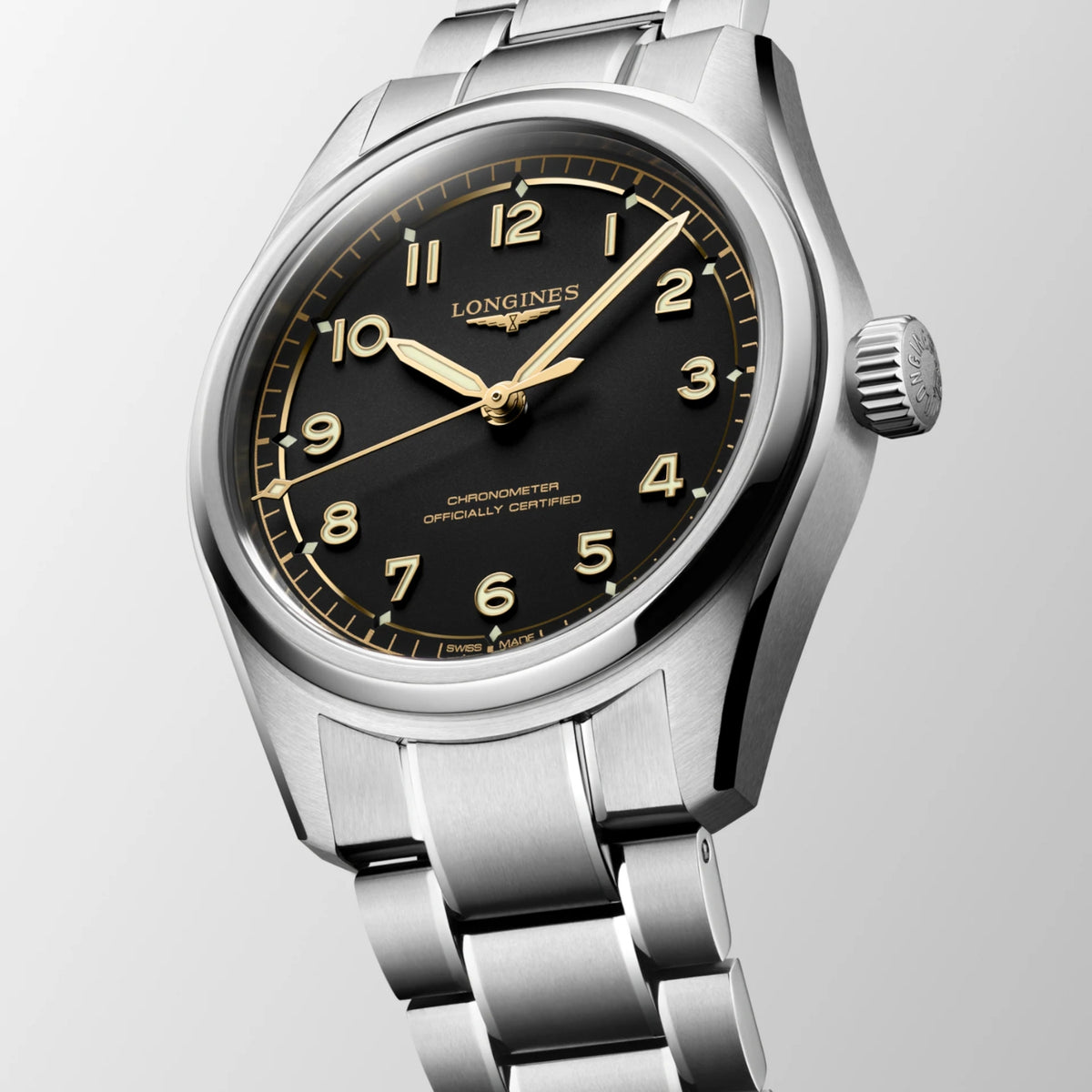 Longines SPIRIT PILOT 39mm Automatic Watch L38094536 - Michael Jones Jeweller