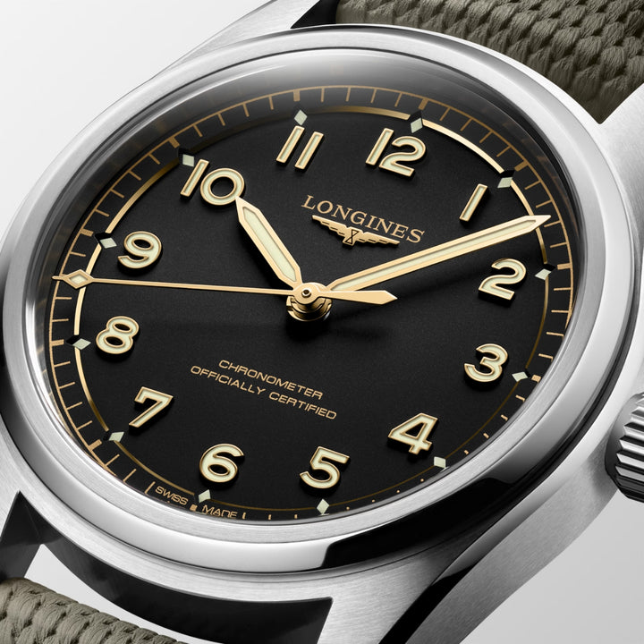 Longines Spirit Pilot 39mm Automatic Watch L38094539 - Michael Jones Jeweller
