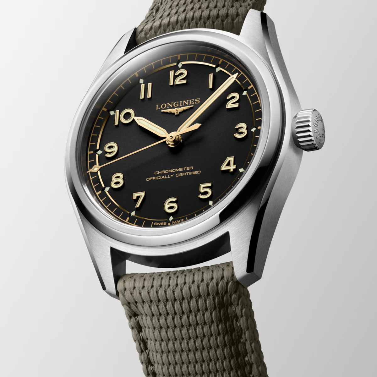 Longines Spirit Pilot 39mm Automatic Watch L38094539 - Michael Jones Jeweller