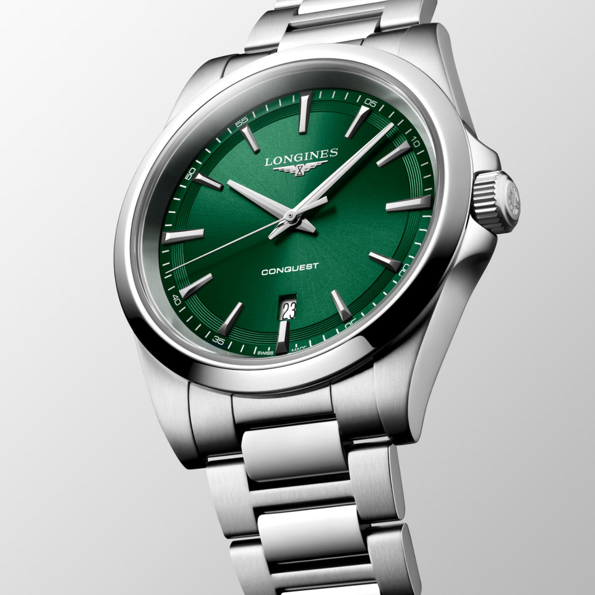 Longines Conquest 41mm Quartz Watch L38604096 - Michael Jones Jeweller