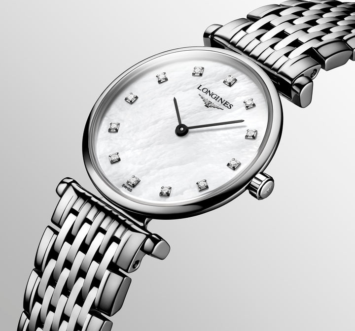 Longines LA GRANDE CLASSIQUE DE LONGINES 24mm Quartz Diamond Set Watch L42094876 - Michael Jones Jeweller
