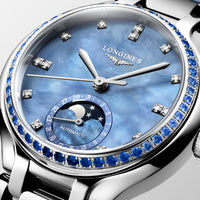 Longines PRIMALUNA MOONPHASE Sapphire 34mm Automatic Watch L81260972