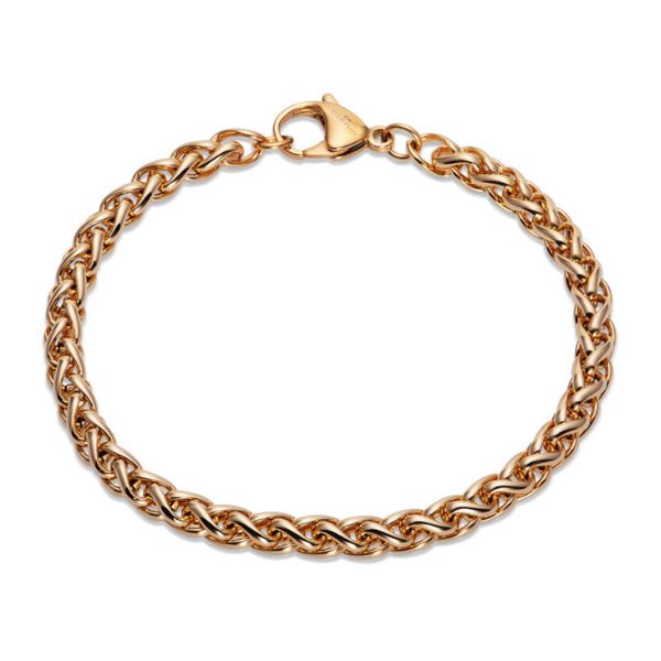 Unique & Co Yellow Gold IP Plated Stainless Steel Bracelet