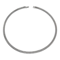 Unique Stainless Steel Curb Link Necklace 50cm - Michael Jones Jeweller