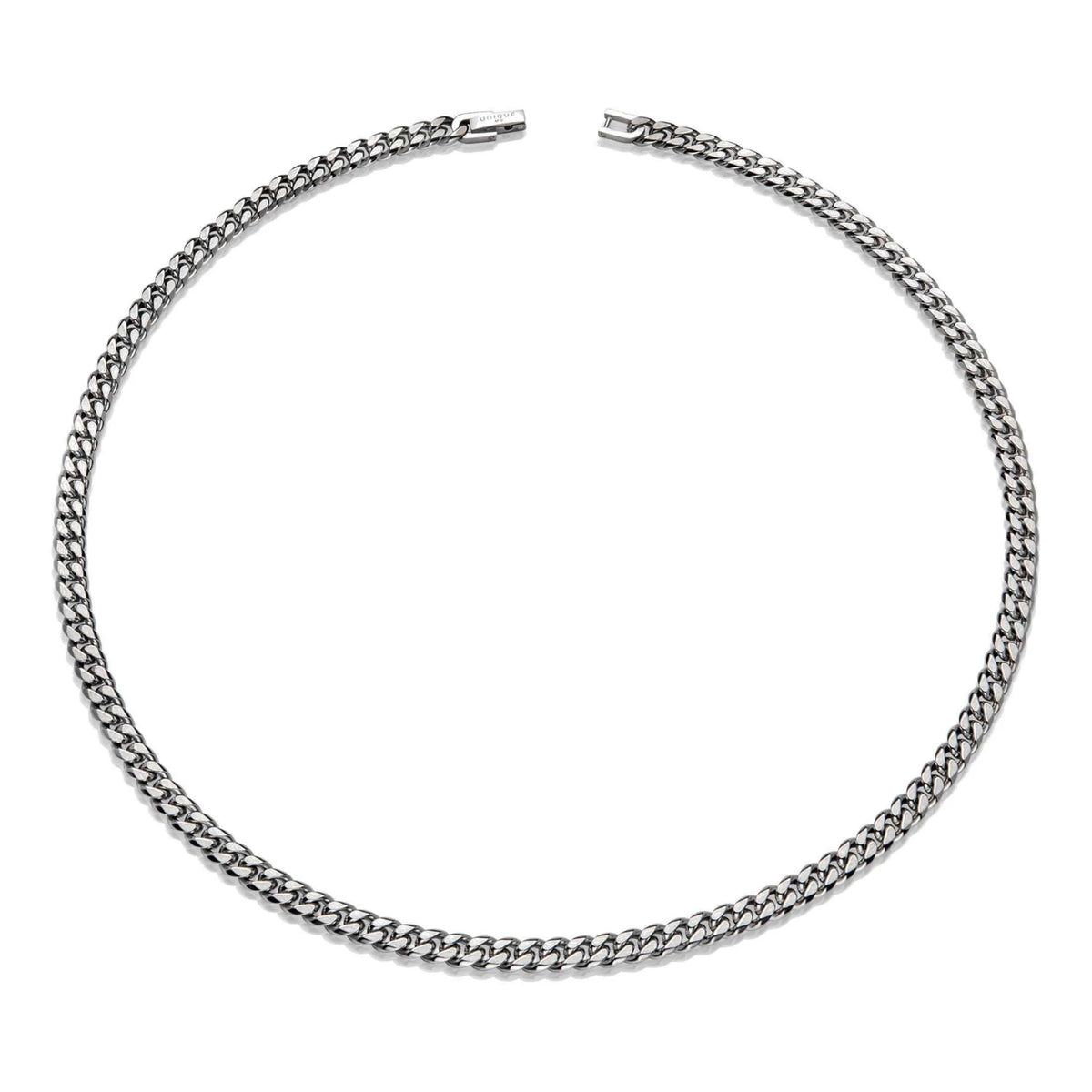 Unique Stainless Steel Curb Link Necklace 50cm - Michael Jones Jeweller