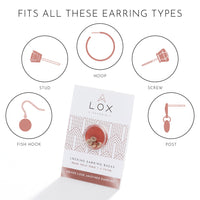 Classic Earring Backs - Rose Gold Tone - Michael Jones Jeweller