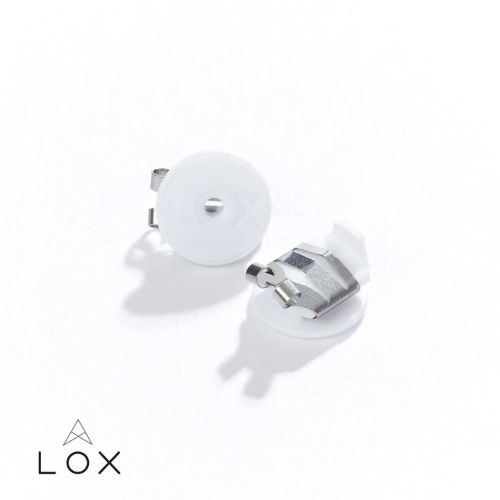 LOX Classic Earring Backs - Silver Tone - Michael Jones Jeweller