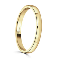 2mm Contemporary Court 9ct Yellow Gold Wedding Ring by Brown & Newirth - Michael Jones Jeweller