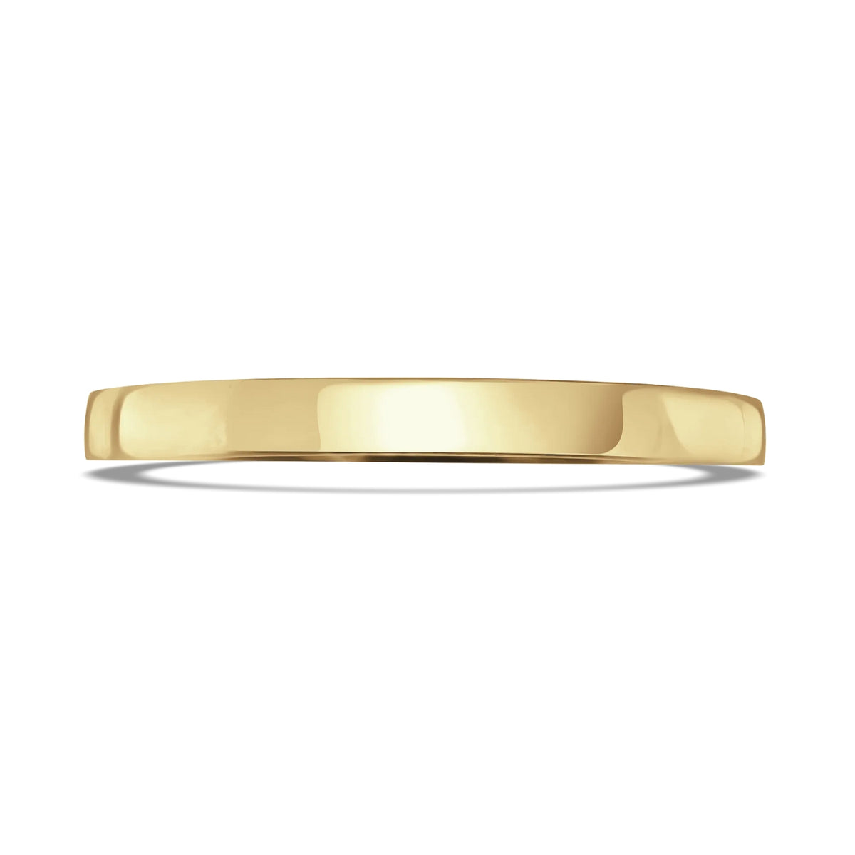 2mm Contemporary Court 9ct Yellow Gold Wedding Ring by Brown & Newirth - Michael Jones Jeweller