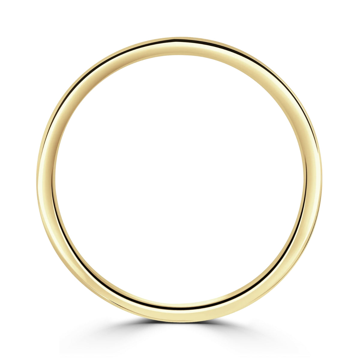 2mm Contemporary Court 9ct Yellow Gold Wedding Ring by Brown & Newirth - Michael Jones Jeweller