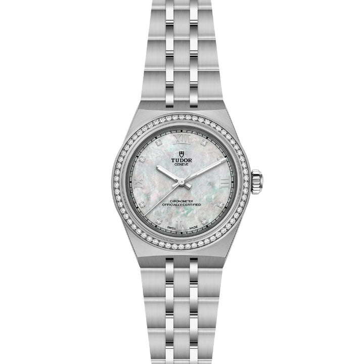 TUDOR Royal 30mm Stainless Steel Diamond Master Chronometer Automatic Watch M2830A1S0-0001