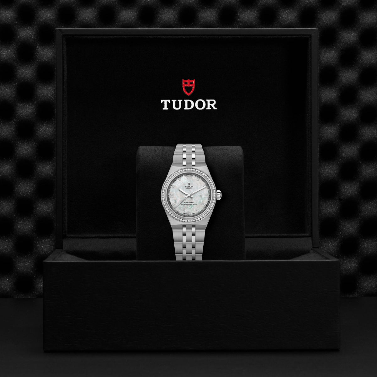 TUDOR Royal 30mm Stainless Steel Diamond Master Chronometer Automatic Watch M2830A1S0-0001