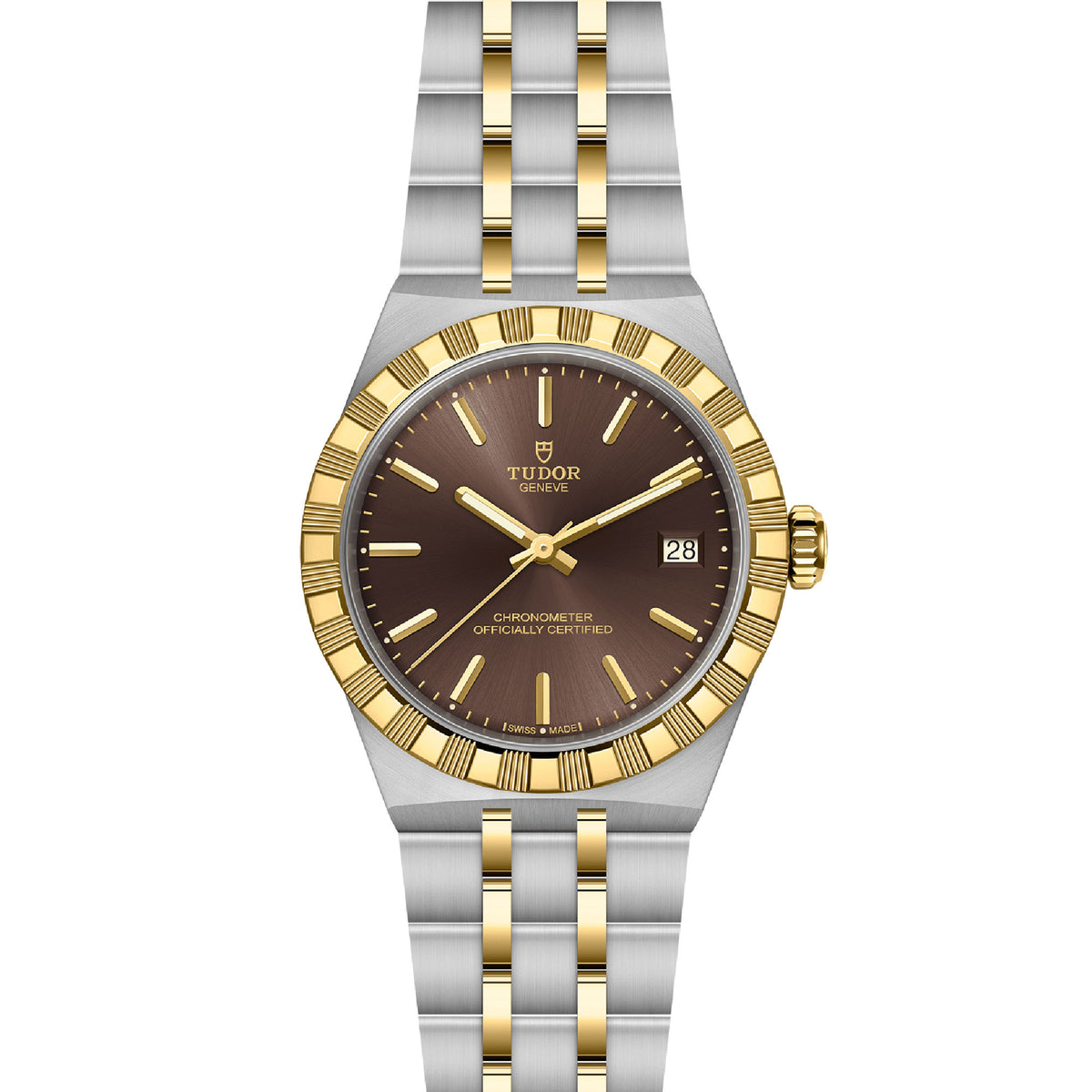 TUDOR Royal 36mm Stainless Steel and Yellow Gold Master Chronometer Automatic Watch M2836C1A3-0001