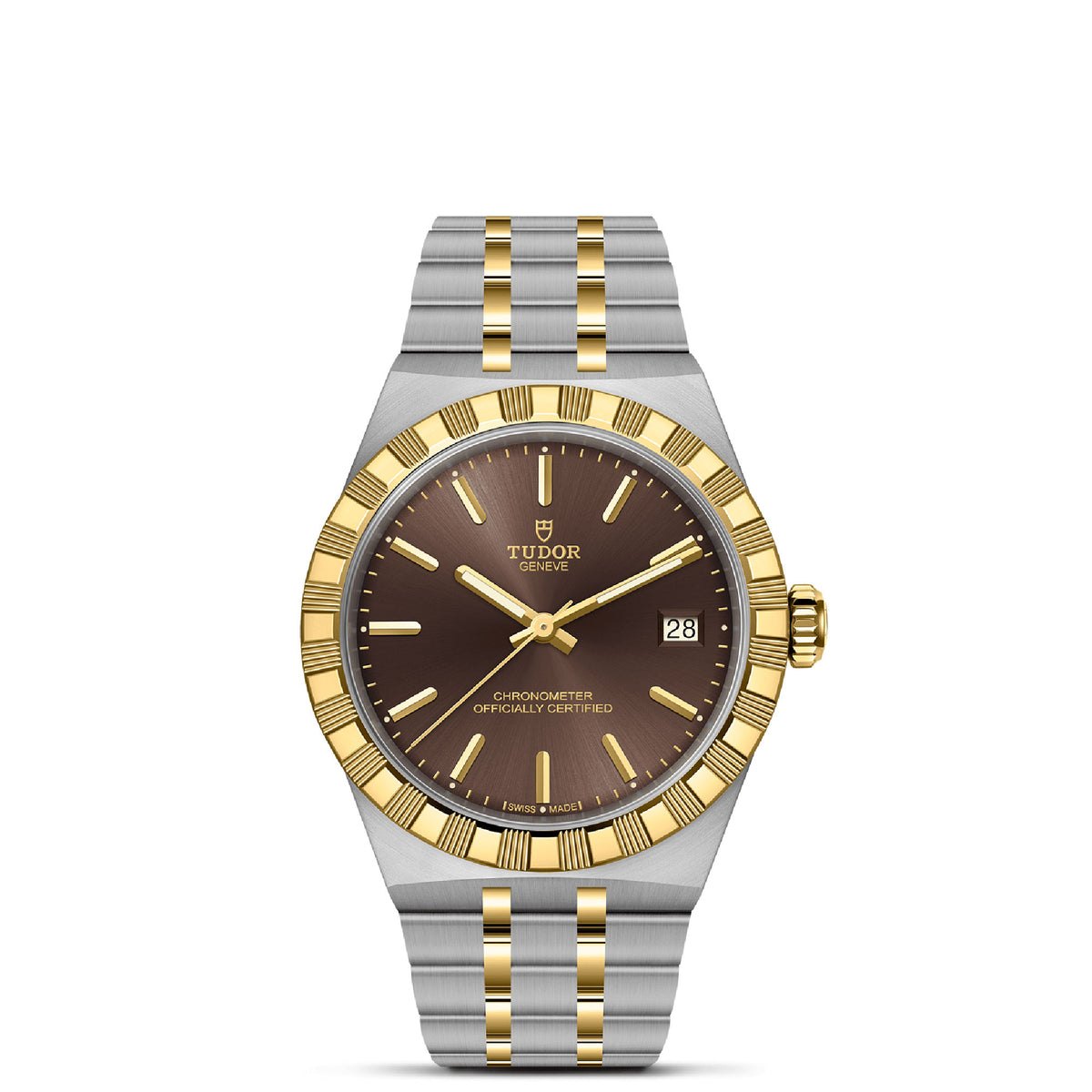 TUDOR Royal 36mm Stainless Steel and Yellow Gold Master Chronometer Automatic Watch M2836C1A3-0001