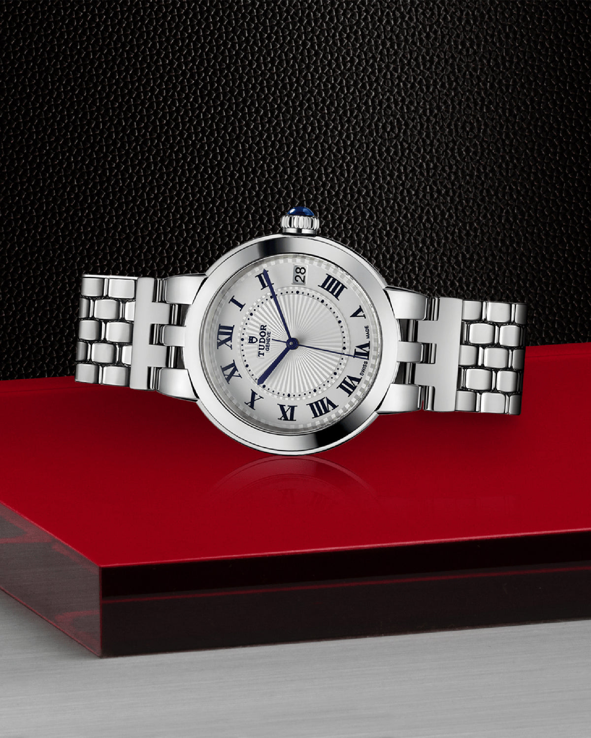 TUDOR Clair De Rose 34mm Steel Automatic Watch M35800-0001 - Michael Jones Jeweller