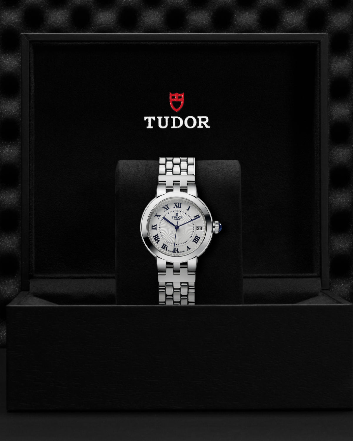 TUDOR Clair De Rose 34mm Steel Automatic Watch M35800-0001 - Michael Jones Jeweller