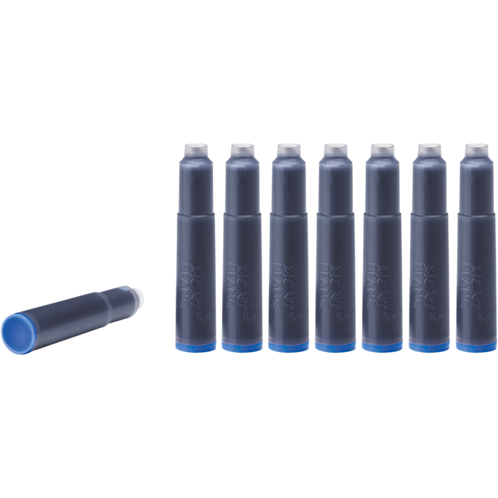 Montblanc Refills 8 Ink Cartridges 128198 Royal Blue