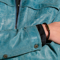 Montblanc Leather - Meisterstück The Origin Collection Green Bracelet - Michael Jones Jeweller
