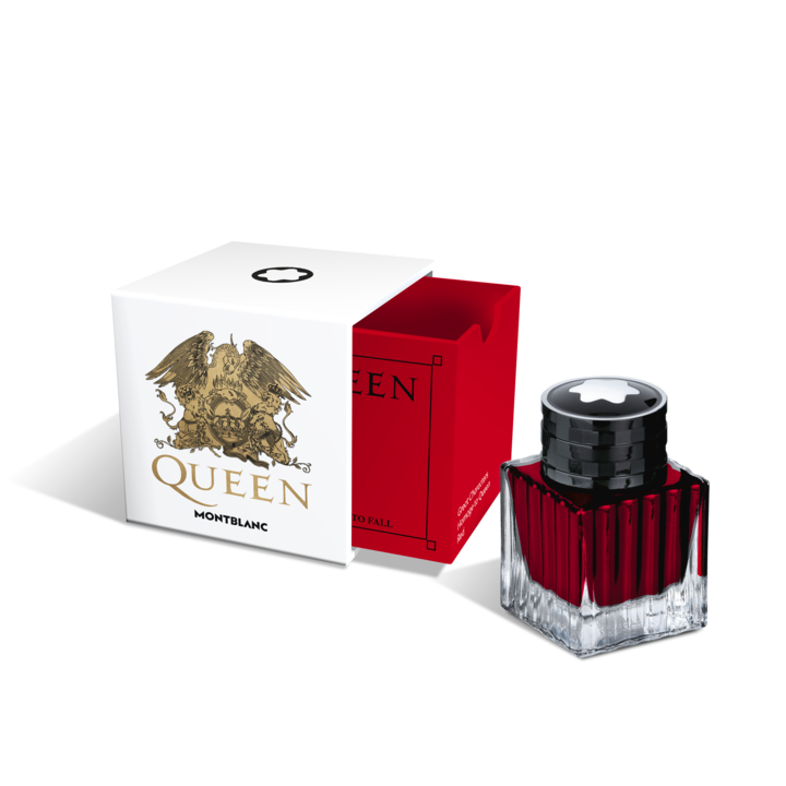 Montblanc Collector Lines 134412 Great Characters Hommage to Queen Special Edition Ink Bottle Red - 50ml - Michael Jones Jeweller