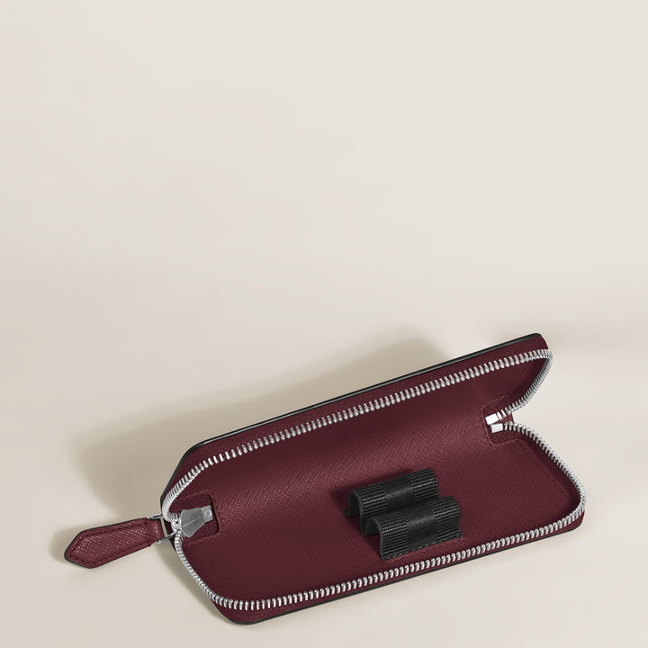 Montblanc Leather - Sartorial 2-Pen Zipped Pouch - Michael Jones Jeweller