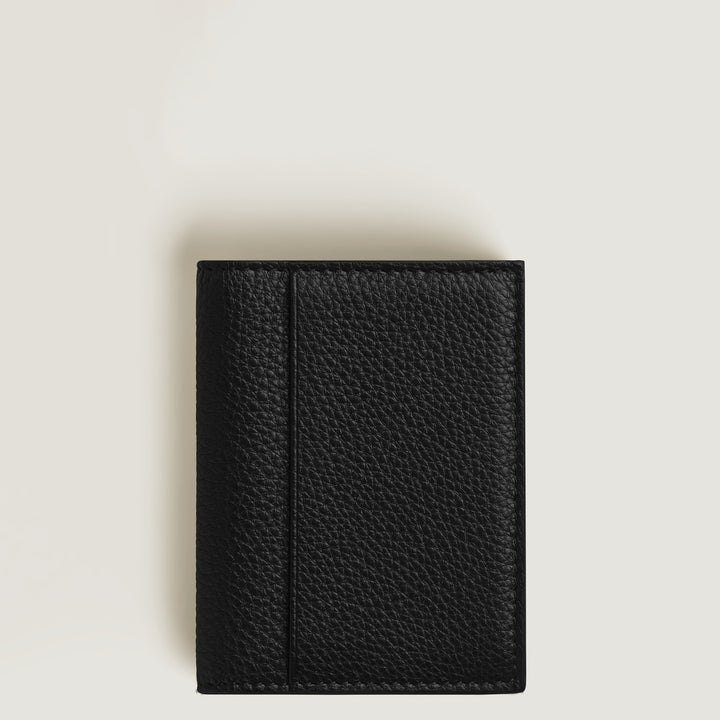 Montblanc Leather - Grain Card Holder 4CC Black MB199442