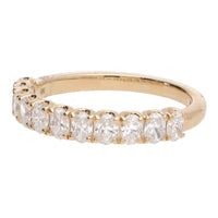 Laboratory Grown 2.40ct Diamond Three Quarter 18ct Yellow Gold Eternity Ring