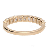 Laboratory Grown 2.40ct Diamond Three Quarter 18ct Yellow Gold Eternity Ring