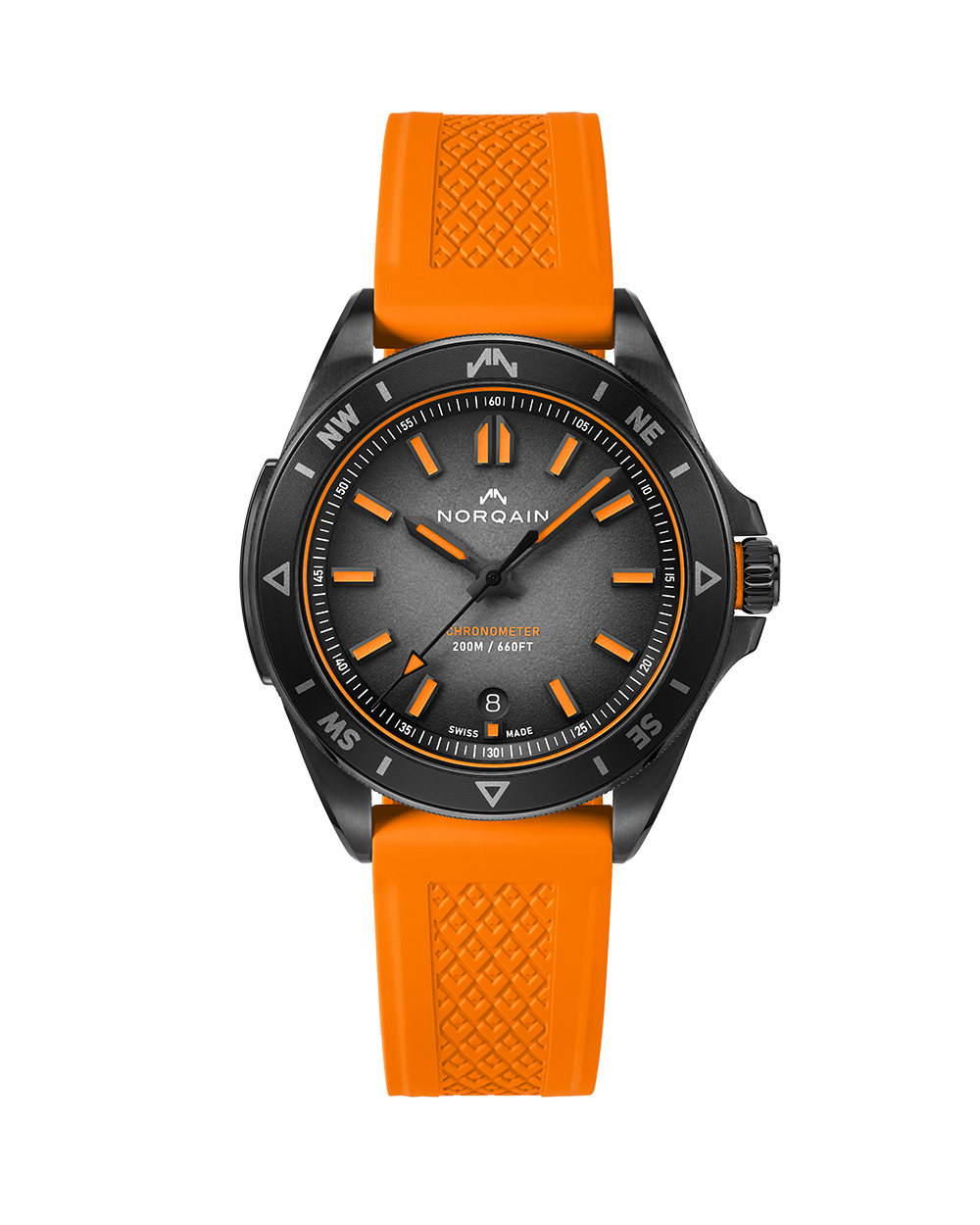 NORQAIN Adventure NEVEREST 40mm Orange Automatic Limited Edition Watch N1300.08B01.B01.R01 - Michael Jones Jeweller