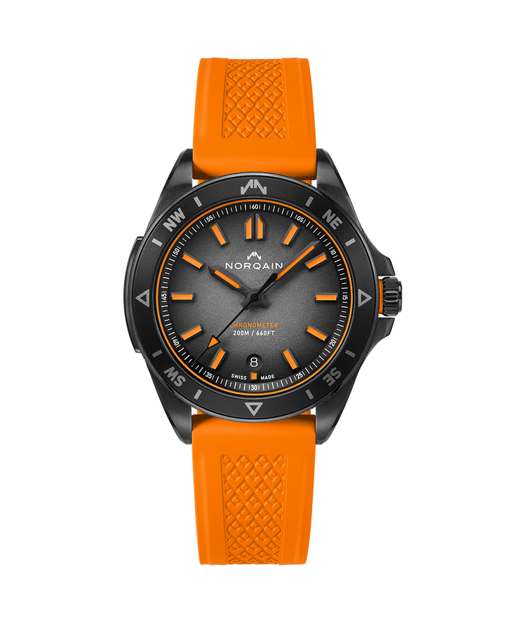 NORQAIN Adventure NEVEREST 40mm Orange Automatic Limited Edition Watch N1300.08B01.B01.R01