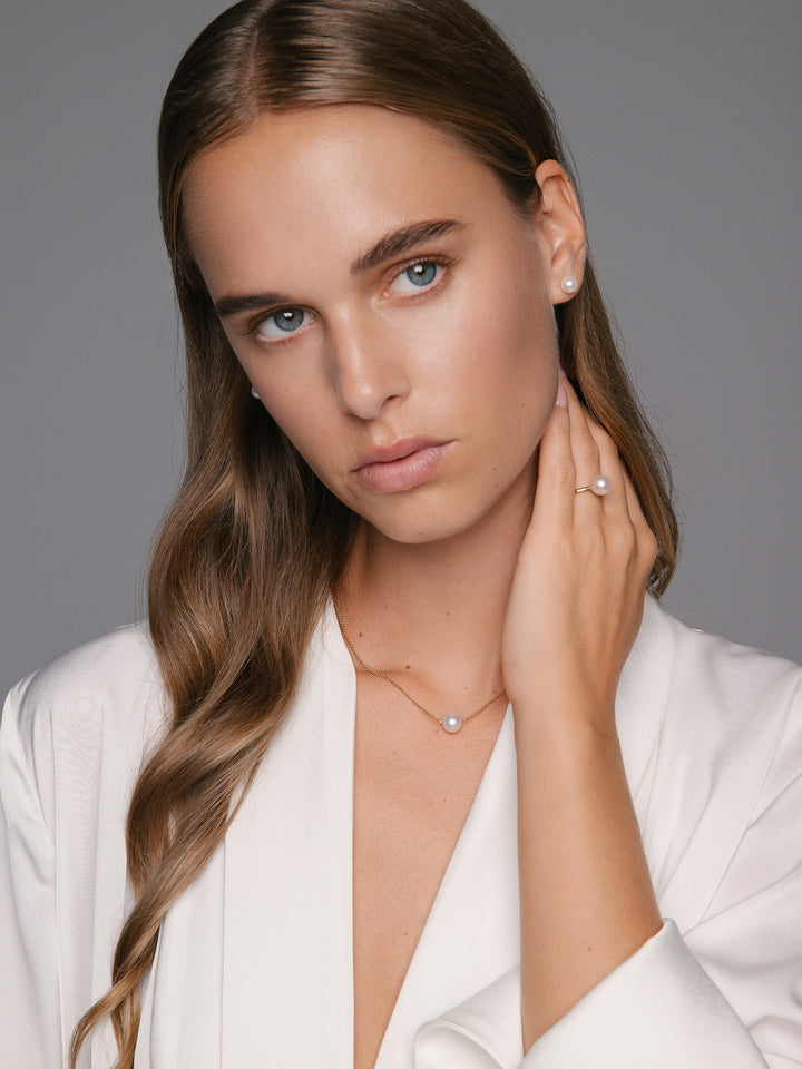 Yana Nesper Akoya Pearl 18ct Yellow Gold Bubbles Necklace